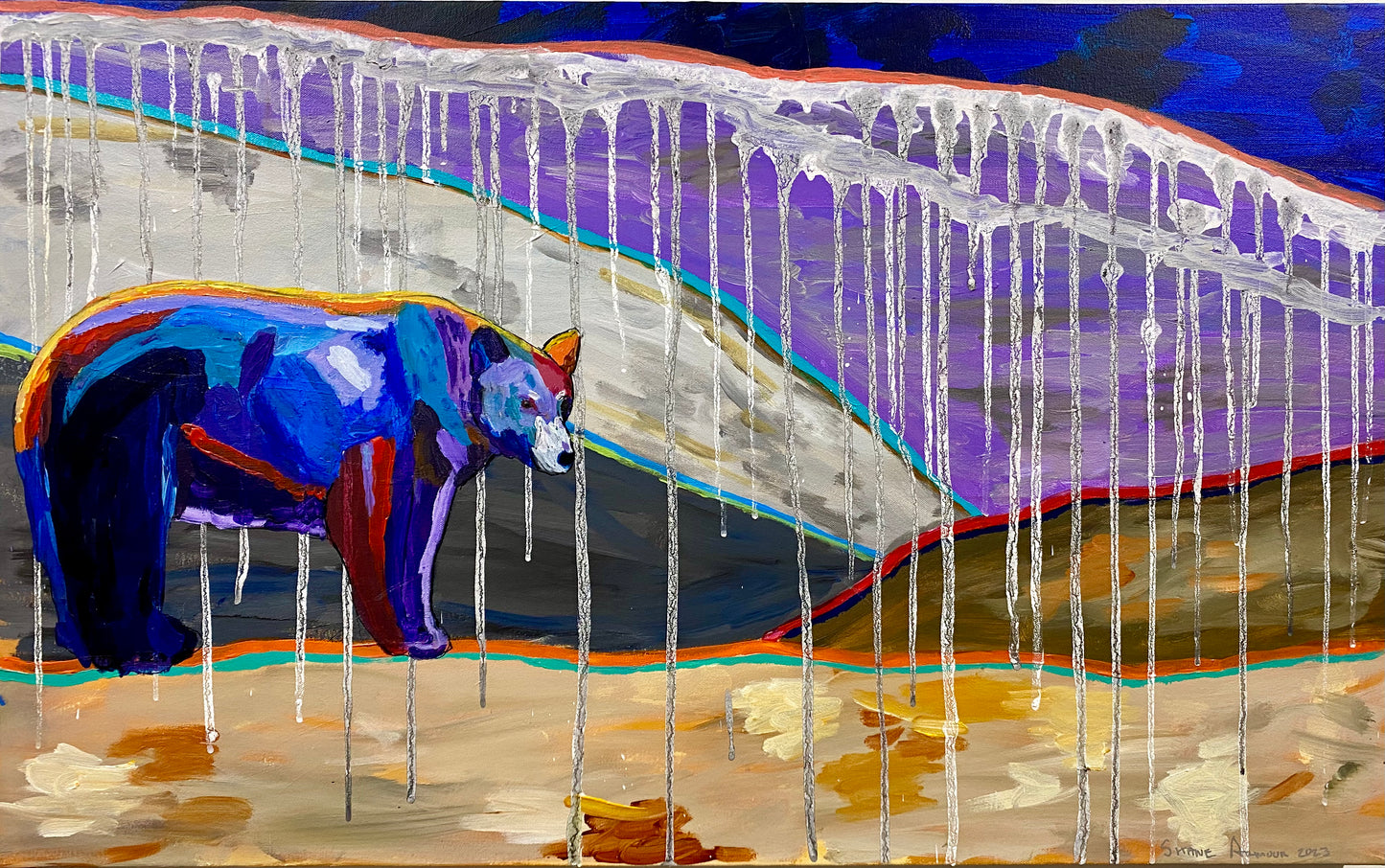 No More Hibernation, 21" x 34"
