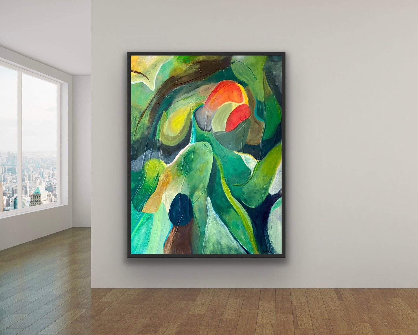 Wildfire 2, 60" x 48"