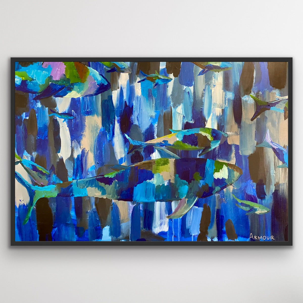 Bluefin, 24" x 36"