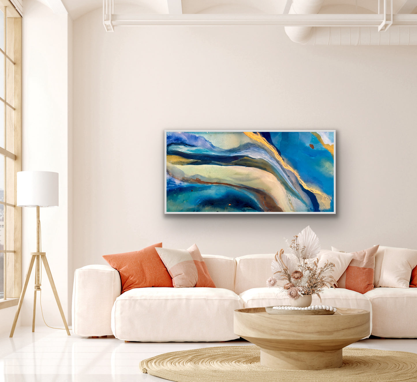 Ocean Currents 8, 26" x 53"