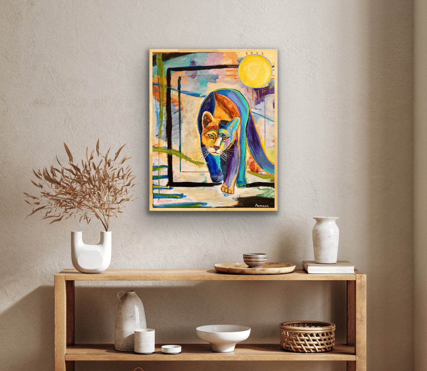 Mountain Lion, 30" x 24"