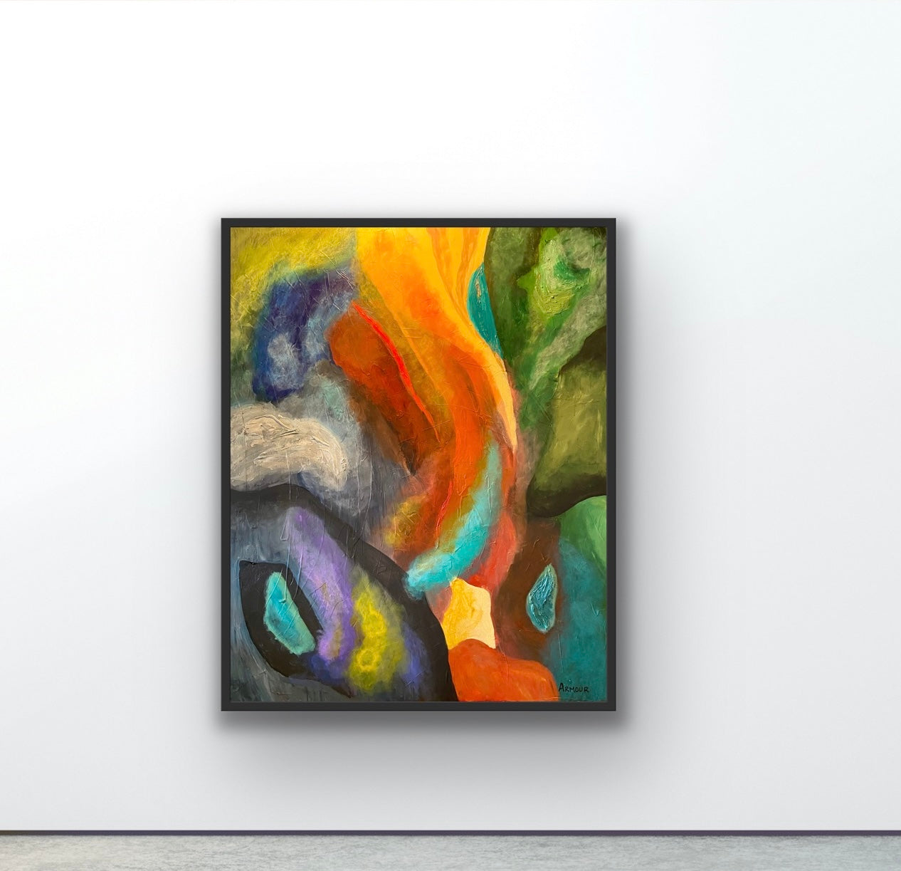 Wildfire 1, 60" x 48"