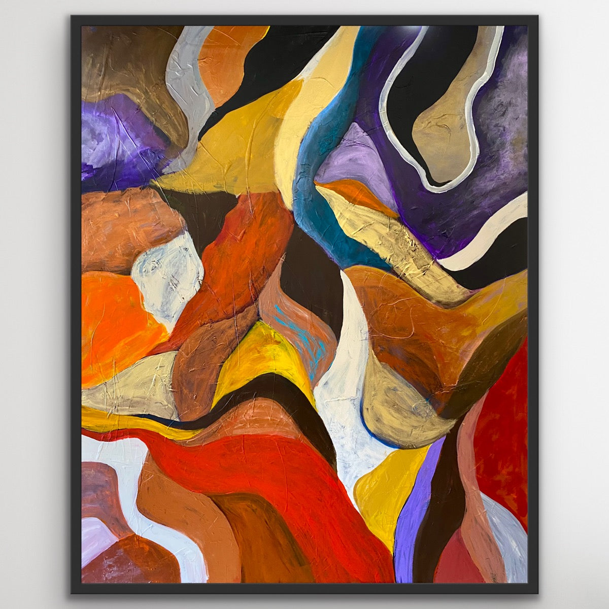 Smoke and Ash, 60" x 48"