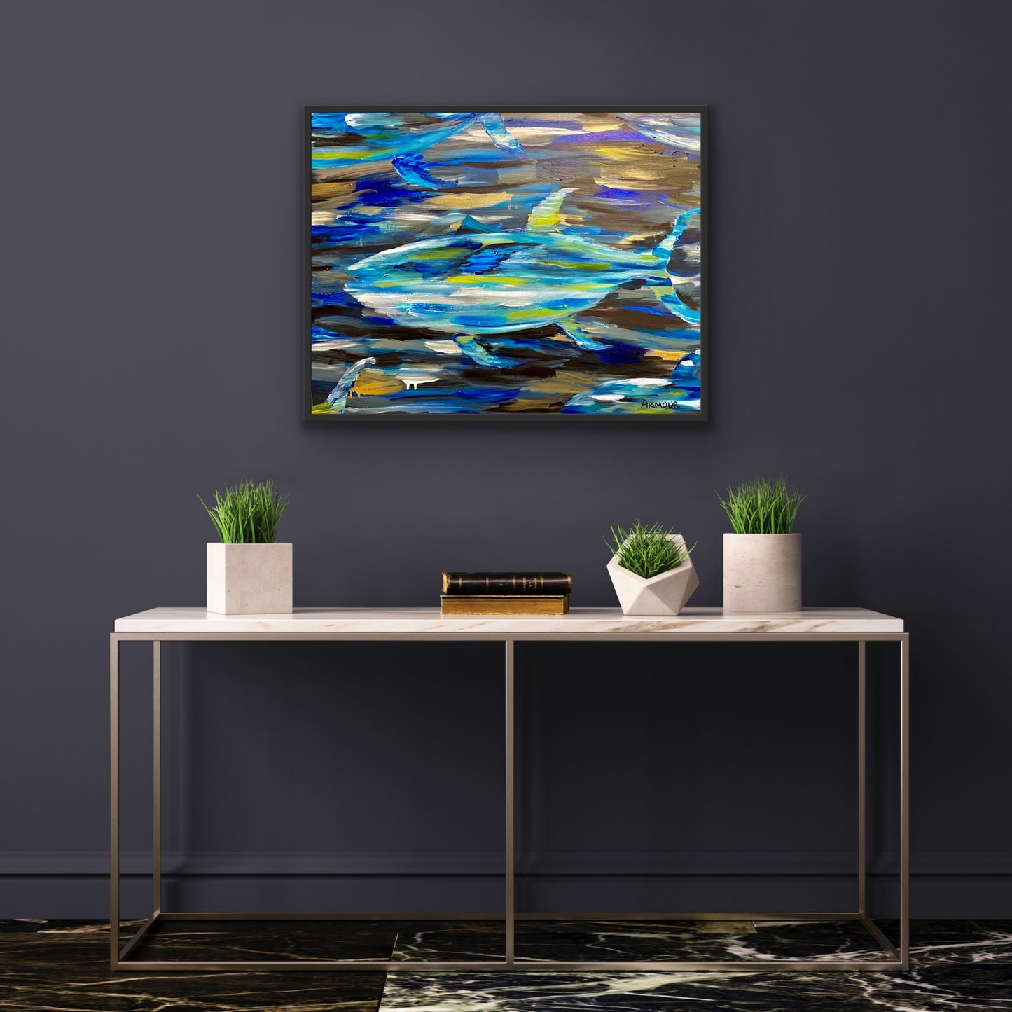 Ahi, 24" x 30"