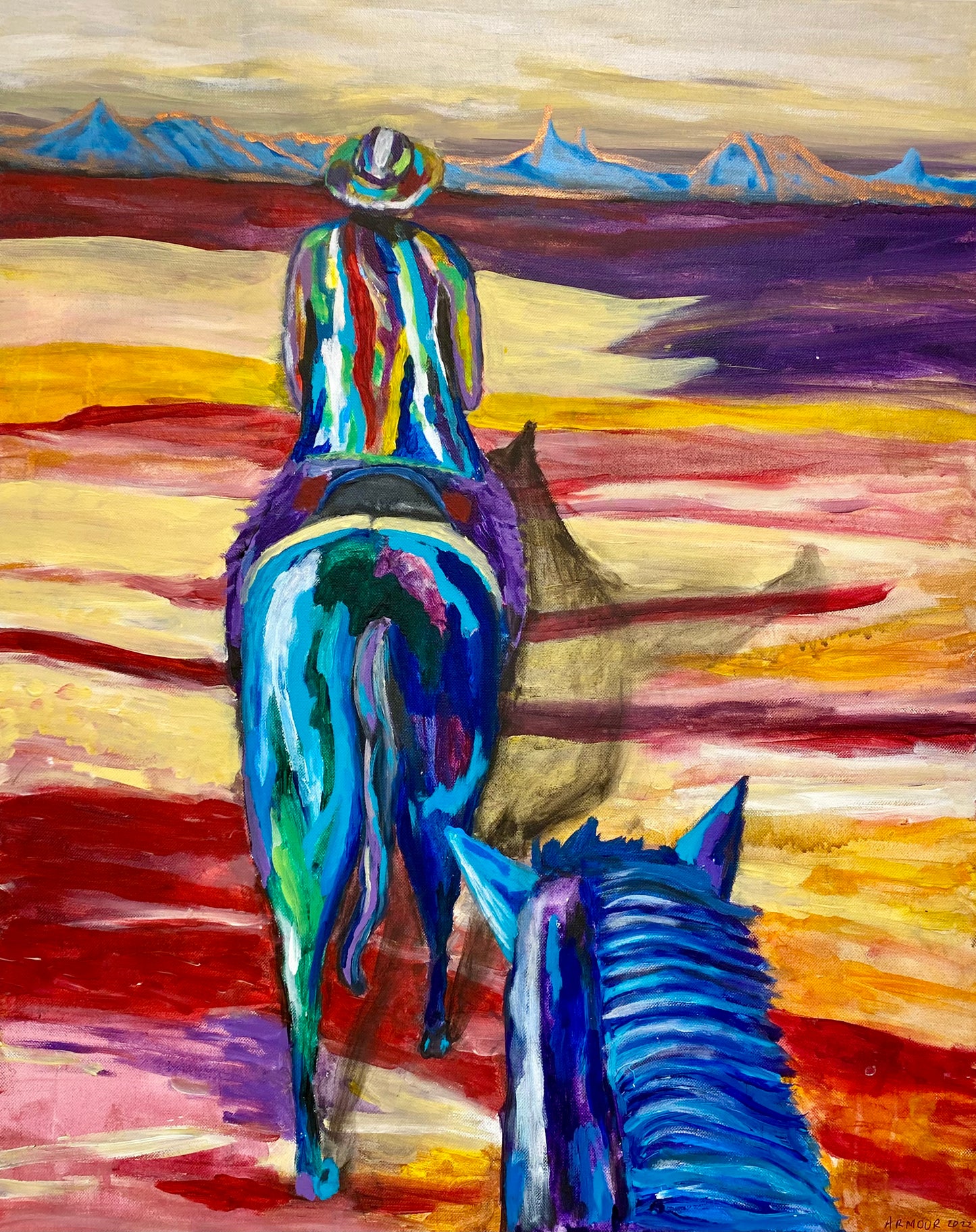 High Desert Rides, 30" x 24"