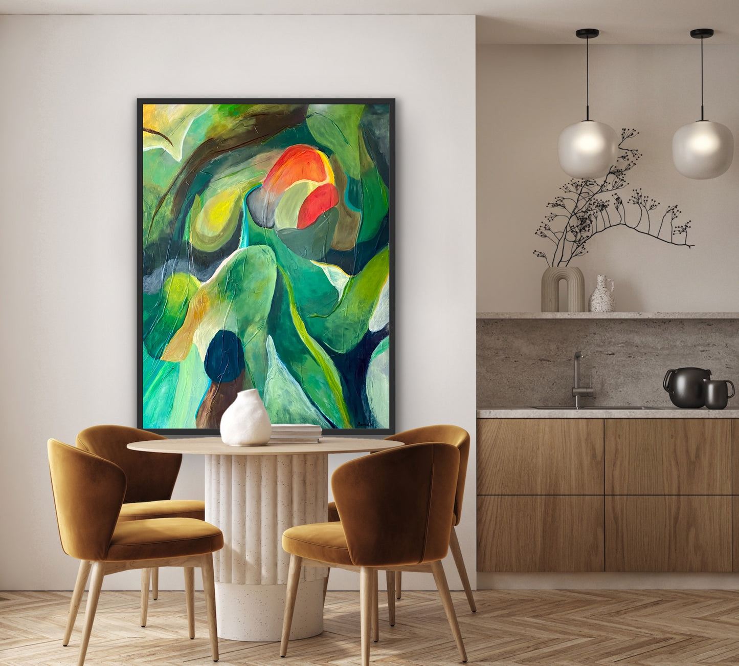 Wildfire 2, 60" x 48"