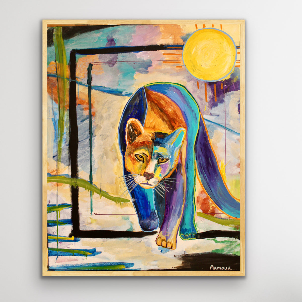 Mountain Lion, 30" x 24"