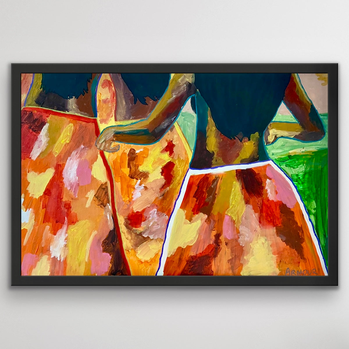 Hula Dancers 1, 24" x 36"