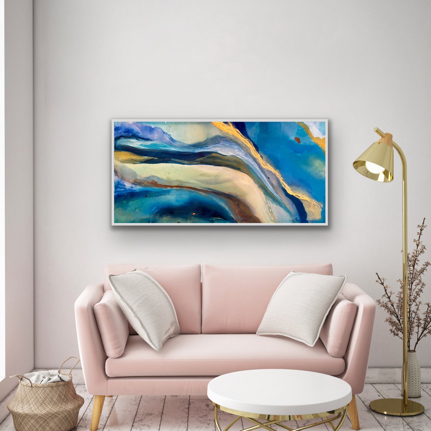 Ocean Currents 8, 26" x 53"