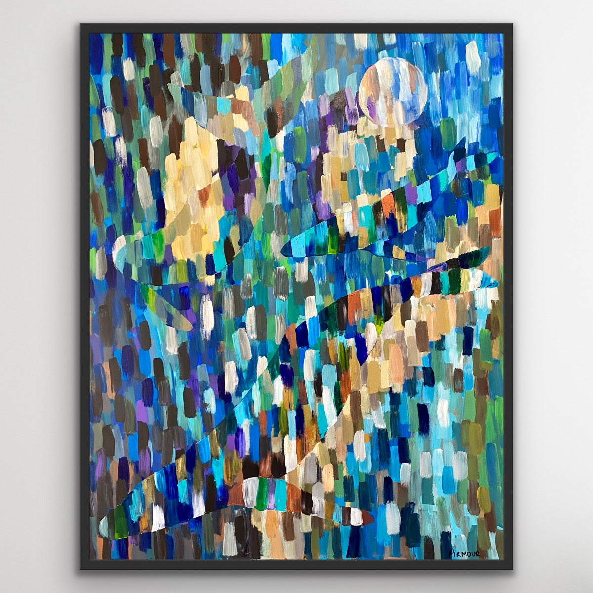 Diving Deep, 60" x 48"