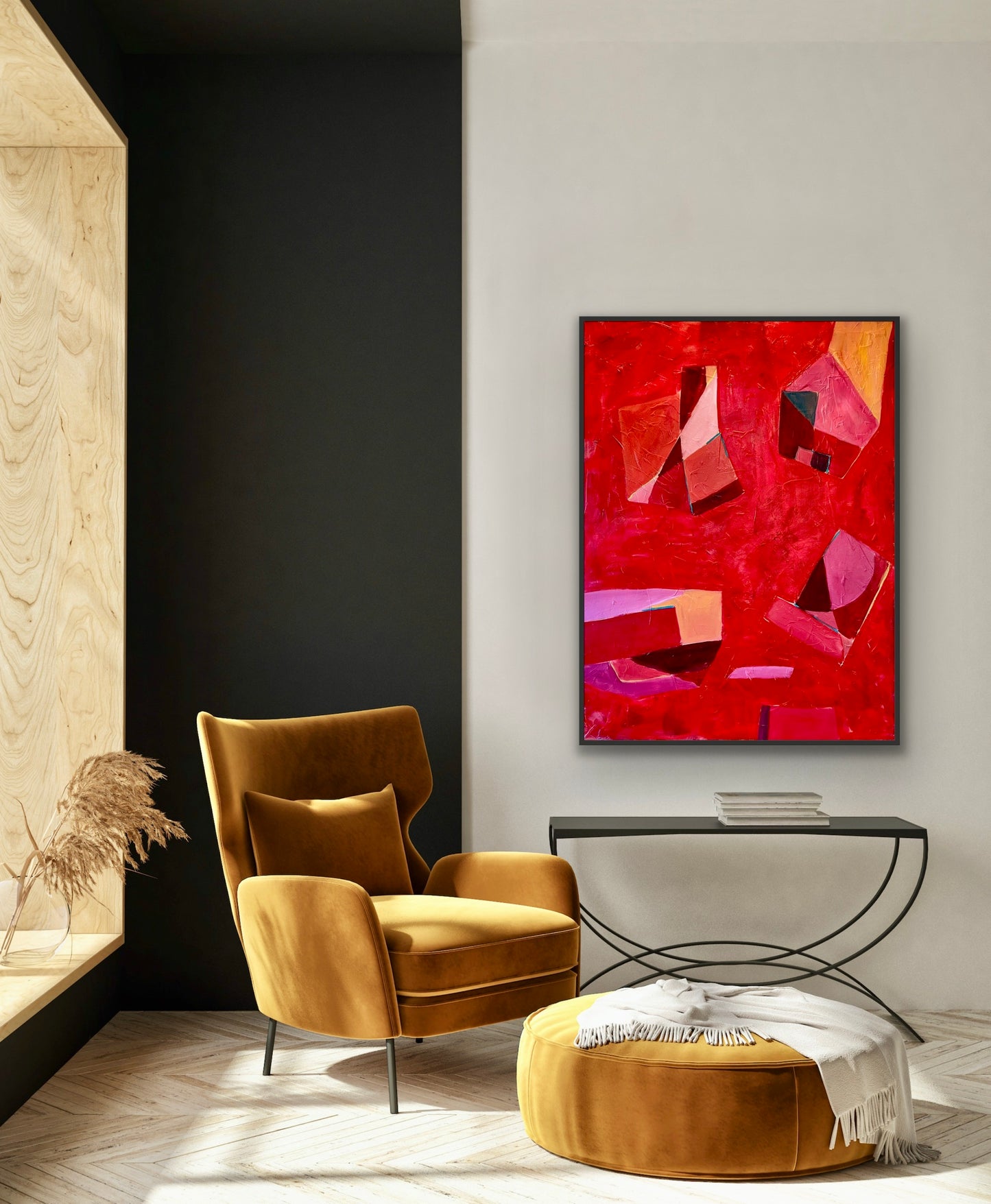 A Vision of Red, 48" x 36"