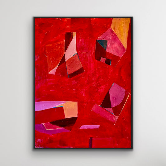 A Vision of Red, 48" x 36"