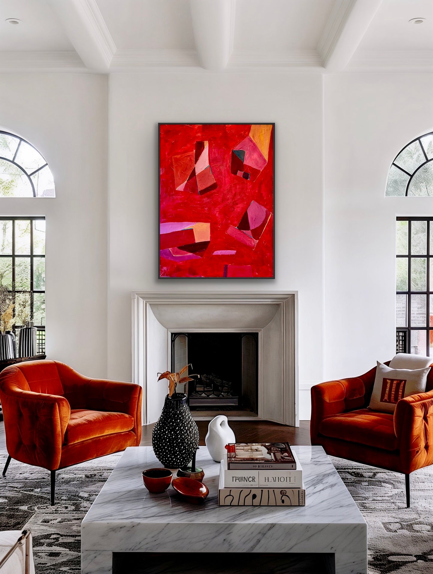 A Vision of Red, 48" x 36"