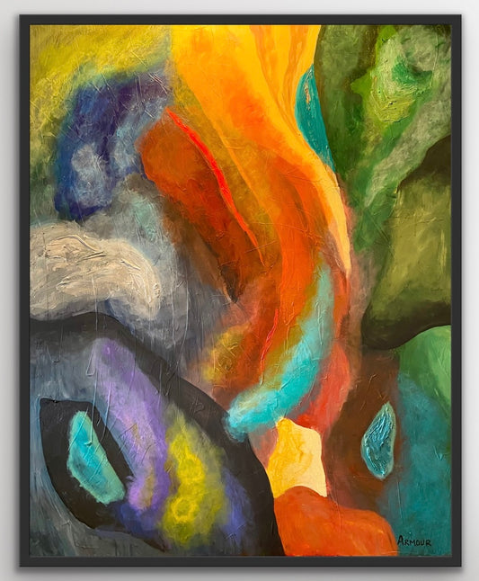 Wildfire 1, 60" x 48"