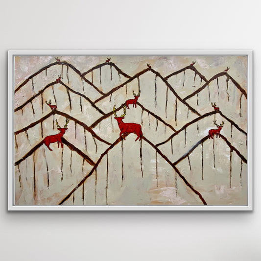 Mule Deer Mountains, 24" x 36"