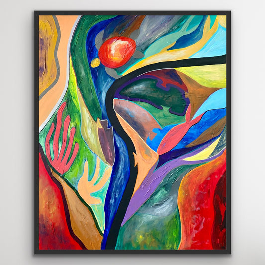 Life On The Reef 1, 60" x 48"