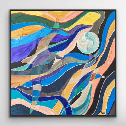 Albatross, 32" x 32"